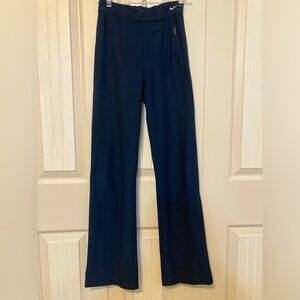 Navy blue, flare, stretchy Nike pants